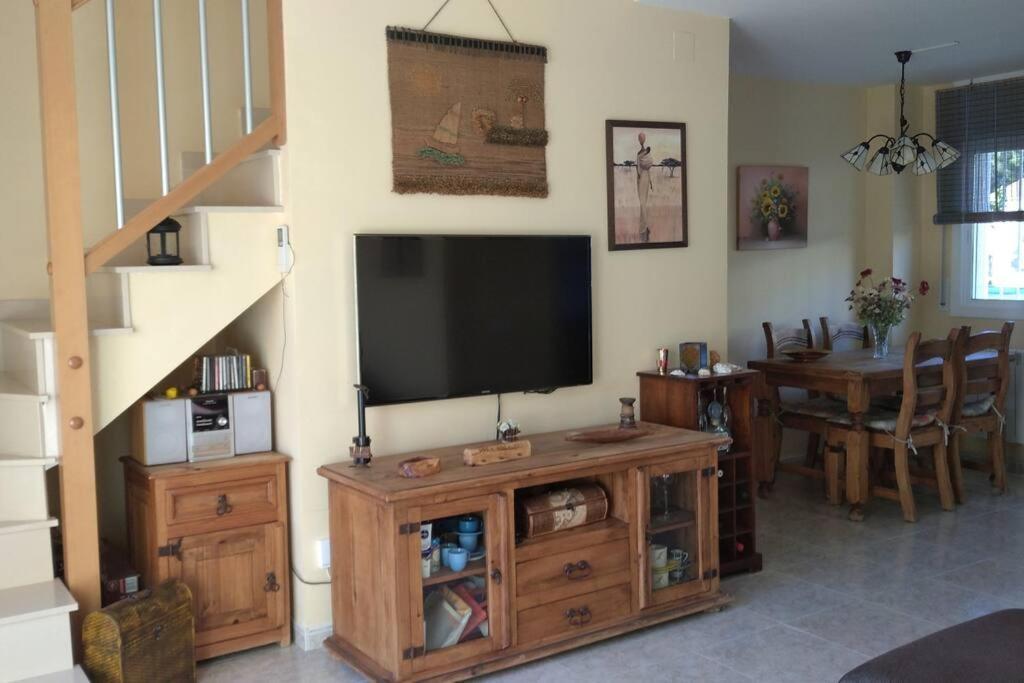 Pobla de Montornés Fantastica Casa Con Piscina Y Playa ,Torredembarra-Tarragonaヴィラ エクステリア 写真